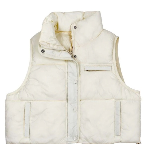 Simply Southern Jackets & Blazers - NWT Simply Southern Cream Puffer Vest